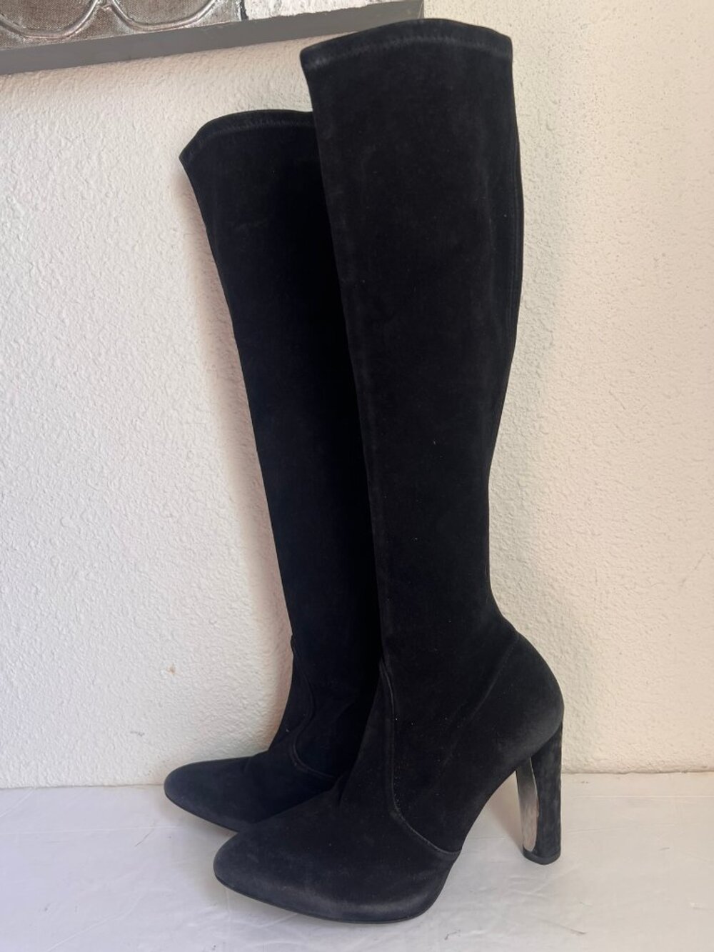 VINTAGE STUART WEITZMAN SUEDE KNEE HIGH BOOTS SIZE 6.5